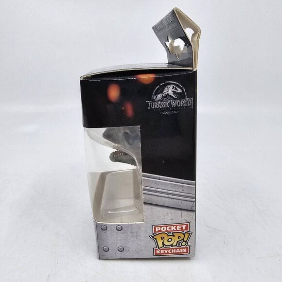 Funko Pocket Pop Keychain Jurassic World Dominion Velociraptor BLUE Vinyl - Picture 7 of 9